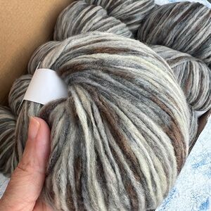 Chunky Multicolor Merino Yarn Skeins lot of 10